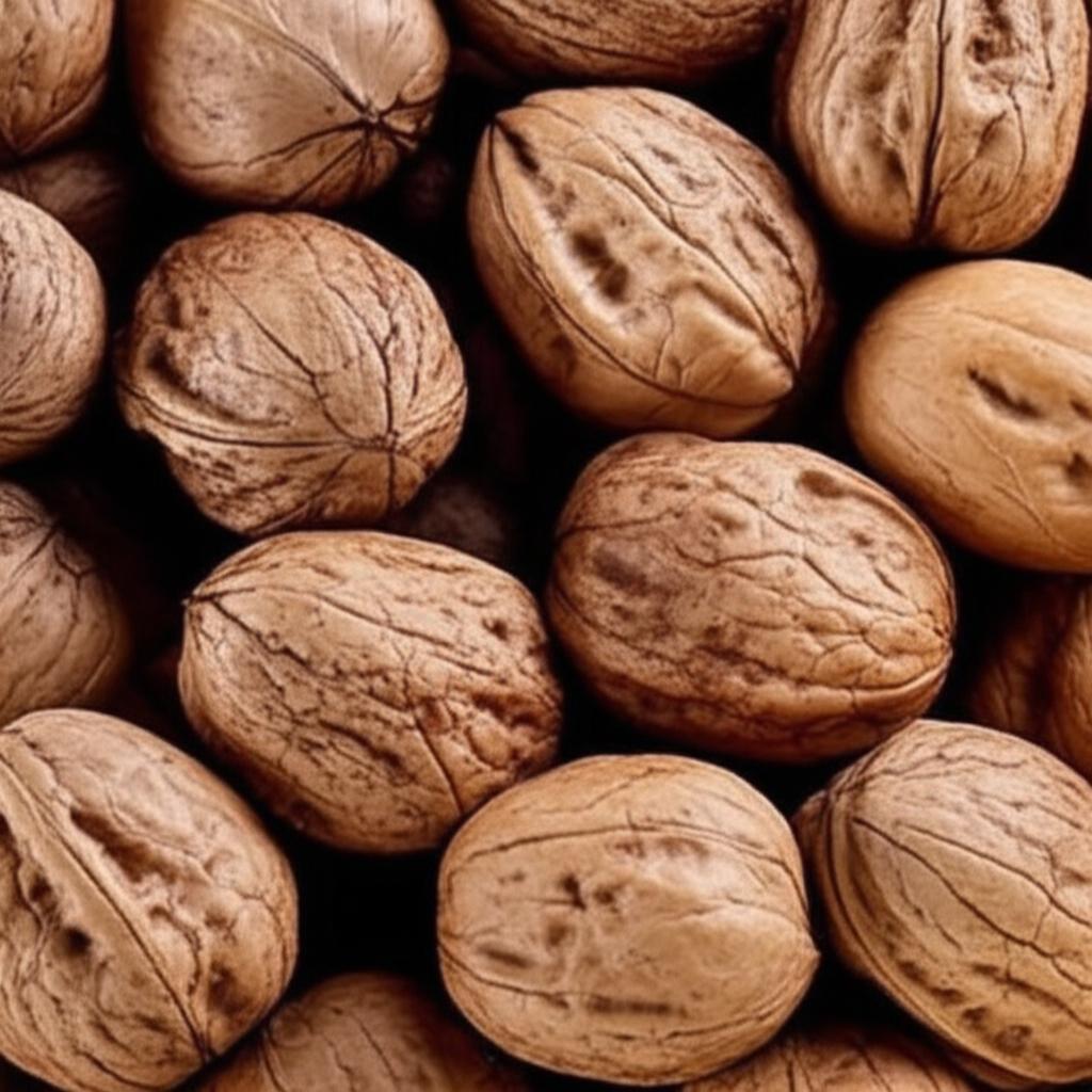 Imagen de una mesa mostrando Nueces pecanas frescas, resaltando su delicioso sabor y su valor nutricional para una dieta saludable